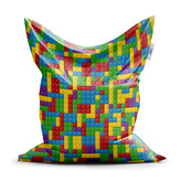 Sedací vak Barevná stavebnice: 200x140 cm