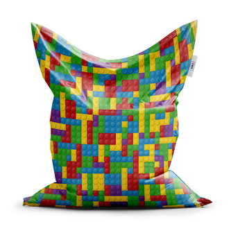 Sedací vak Barevná stavebnice: 200x140 cm