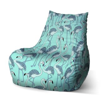 Dětský sedací vak Bean Plameňáci: 60 x 70 x 70 cm