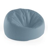 Sedací vak Cocoon Šedě modrá: 115 x 75 cm x 45 cm