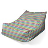 Sedací vak Lounge Proužky: 120 x 100 x 80 cm