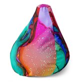 Sedací vak Pear Barvičky: 140 x 100 x 25 cm