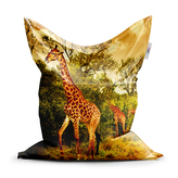 Sedací vak Žirafy: 200x140 cm