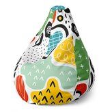 Dětský sedací vak Pear Dětské malování: 70 x 95 x 15 cm