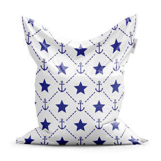 Sedací vak Hvězdy a kotvy: 200x140 cm