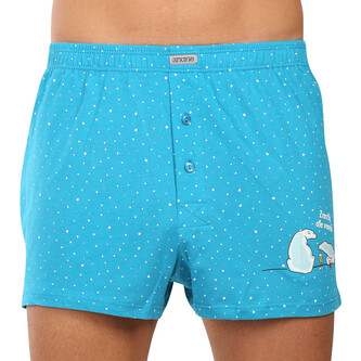 Pánské trenky Andrie modré (PS 5933-blue) L