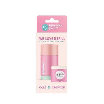 Ben & Anna Tuhý deodorant se znovupoužitelným aplikátorem (40 g) -  Love Me - minimalizace plastového odpadu