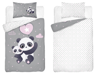 Povlečení do postýlky bambusové, Pandy