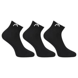3PACK ponožky HEAD kotníkové černé (701229017 001) S