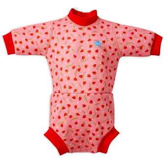 Splash About Baby neoprén - body - Strawberry Field Vel. M (3-8 měs.)