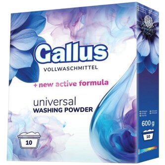 Gallus prací prášek Universal, 10 dávek, 600 g