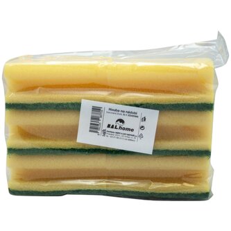 BALhome houbičky na nádobí tvarované žluté 5+1 ks