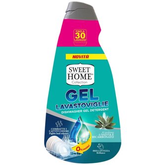Prostředek na mytí nádobí Sweet Home gel do myčky - Šalvěj 600 ml