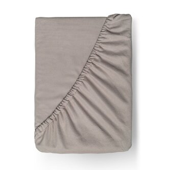 Flanelové napínací prostěradlo 90x200cm béžové