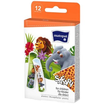Matopat Náplast SAFARI 12 ks