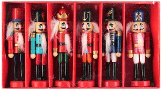 Ozdoba Dziadek do orzechów drewniana 12cm  A 6 Boże Narodzenie BZ-108