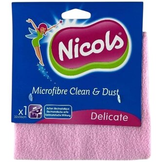 Nicols Microfibre Clean & Dust 32x36cm - čistící a prachová utěrka z mikrovlákna