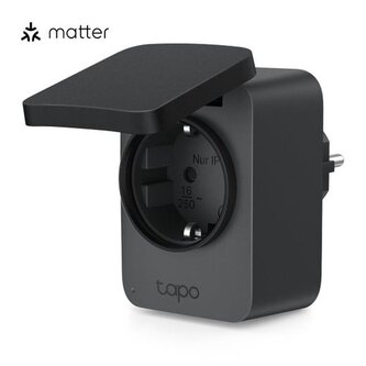 Chytrá zásuvka TP-Link Tapo P410M venkovní, regulace 230V přes IP, Cloud, WiFi, monitoring spotřeby