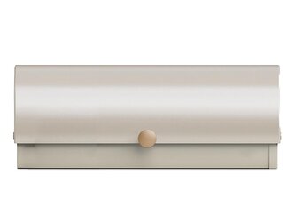 CHLEBNÍK SKIVA 38X27X19CM KRÉMOVÝ