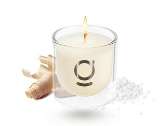 goda Sójová svíčka Ombi mořská sůl & dřevo 200 g