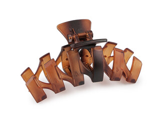 Skřipec do vlasů - 1 ks - 7 hnědá mat