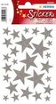 Naklejki gwiazdki srebrne