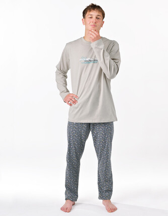 Pánské pyžamo Gino vícebarevné (79191-LxGDxG) XL