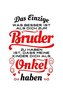 Toller Bruder, Toller Onkel: Notizbuch Für Onkel Onkel Patenonkel Pate Bruder