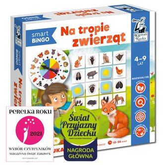 Na tropie zwierząt. Gra bingo. Kapitan Nauka