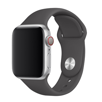 Apple Watch řemínek jednobarevný, 38/40/41mm, S (Obvod ruky 16,5 až 20,5cm), Sport gray