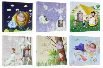 Album kieszeniowy szyty dziecięcy 10x15, 200 zdjęć BABY200STORY