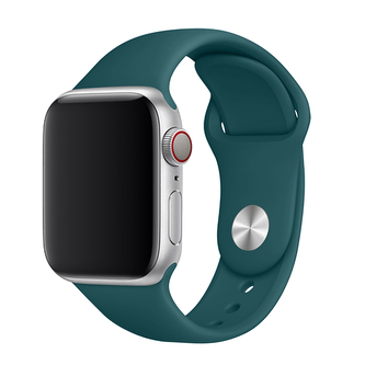 Apple Watch řemínek jednobarevný, 38/40/41mm, S (Obvod ruky 16,5 až 20,5cm), Dark Green