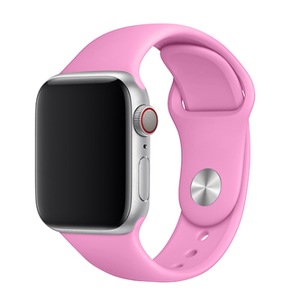 Apple Watch řemínek jednobarevný, 42/44/45/46/49mm, S (Obvod ruky 16,5 až 20,5cm), Bright Pink