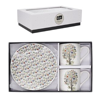 Hrneček na kávu 2 ks 100 ml s podšálky MUGSC59G01 BUG ART