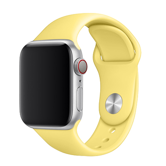 Apple Watch řemínek jednobarevný, 42/44/45/46/49mm, S (Obvod ruky 16,5 až 20,5cm), Yellow