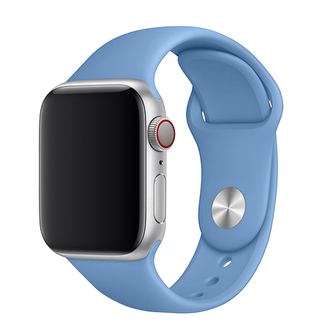 Apple Watch řemínek jednobarevný, 38/40/41mm, S (Obvod ruky 16,5 až 20,5cm), Denim blue