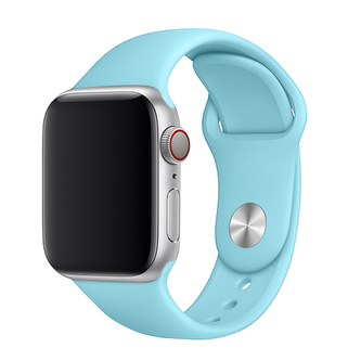 Apple Watch řemínek jednobarevný, 42/44/45/46/49mm, S (Obvod ruky 16,5 až 20,5cm), Turquoise