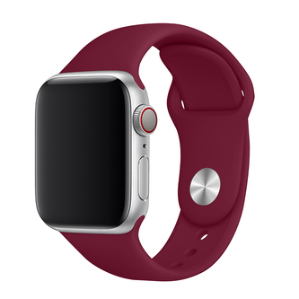 Apple Watch řemínek jednobarevný, 42/44/45/46/49mm, L (Obvod ruky 18,5 - 23cm), Rose red