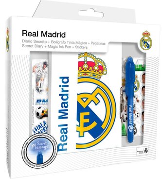 Papírnický set Real Madrid FC: Hala Madrid (A5|15 x 21 x 2 cm)