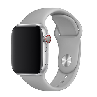 Apple Watch řemínek jednobarevný, 42/44/45/46/49mm, L (Obvod ruky 18,5 - 23cm), Light gray