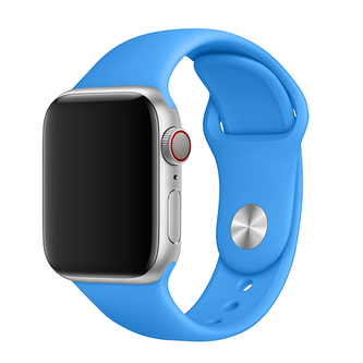 Apple Watch řemínek jednobarevný, 42/44/45/46/49mm, L (Obvod ruky 18,5 - 23cm), Blue