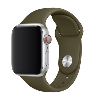 Apple Watch řemínek jednobarevný, 42/44/45/46/49mm, S (Obvod ruky 16,5 až 20,5cm), Khaki