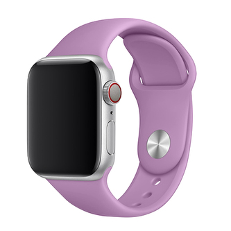 Apple Watch řemínek jednobarevný, 42/44/45/46/49mm, L (Obvod ruky 18,5 - 23cm), Light purple