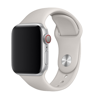 Apple Watch řemínek jednobarevný, 42/44/45/46/49mm, L (Obvod ruky 18,5 - 23cm), Antique white
