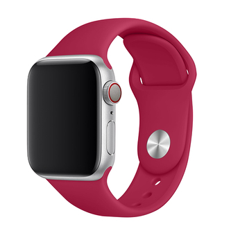 Apple Watch řemínek jednobarevný, 38/40/41mm, L (Obvod ruky 18,5 - 23cm), Pomegranate