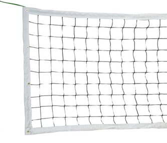 Síť volejbalová Sedco SPORT EXTRA P408 - Nylon s lankem ocel. - černá (Nylon)