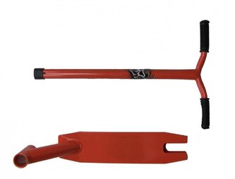 Náhradní podvozek + řídítka pro koloběžku 23120 - oranžová (Kov)