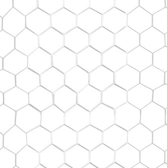 Síť kopaná SEDCO 5,5x2X1m - SET NA DVĚ BRANKY - bílá (Nylon)