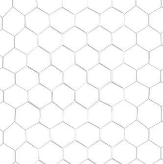 Síť kopaná SEDCO Polyester Fibre 3x2 m - SET NA DVĚ BRANKY - bílá (Polyester)