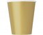 Kubeczki papierowe złote 270ml 8szt